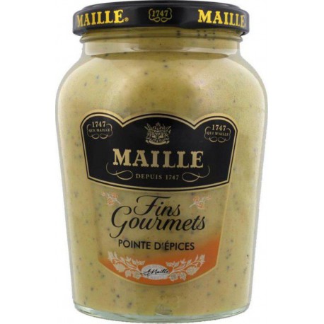 Maille Moutarde Fins Gourmets Pointe d’Épices 340g