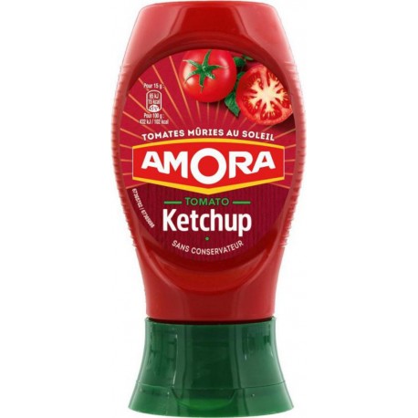 Amora Tomato Ketchup Tomates Mûries au Soleil 280g