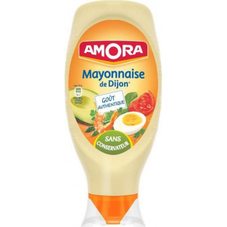 Amora Mayonnaise de Dijon Goût Authentique Sans Conservateur 710g