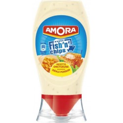 Amora Sauce Fish’n’Chips Recette Onctueuse Idéale Poisson 251g