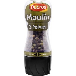 Ducros Moulin 3 Poivres 34g