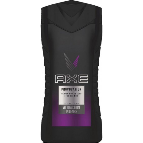 Axe Gel Douche Homme Provocation Parfum Noix de Coco et Poivre Noir 250ml