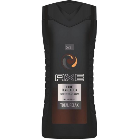 Axe Gel Douche Homme XL Dark Temptation Dark Chocolate Scent Total Relax 400ml