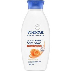 Vendome Gel Douche Micellaire Sans Savon Peaux Sensibles à l’Huile d’Abricot 400ml