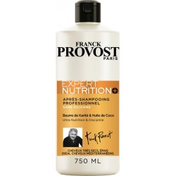 Franck Provost Expert Nutrition+ Après-Shampooing Professionnel Beurre de Karité & Huile de Coco 750ml