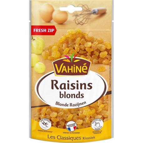 Vahiné Raisins Blonds Les Classiques Fresh Zip 125g