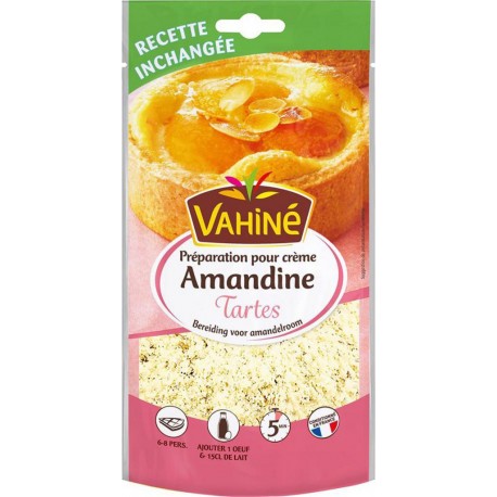 Vahiné Préparation pour Crème Amandine Tartes 200g