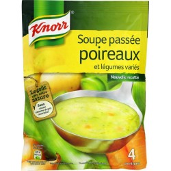 Knorr Soupe Passée Poireaux et Légumes Variés 110g