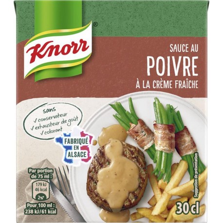 Knorr Sauce au Poivre à la Crème Fraîche 30cl