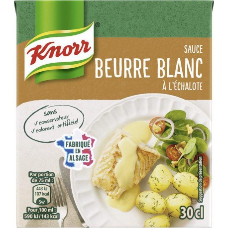 Knorr Sauce Beurre Blanc à l’Échalote 30cl