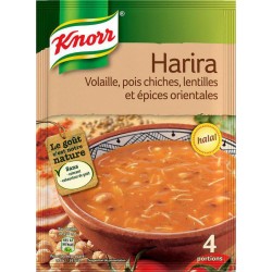 Knorr Harira Volaille Pois Chiches Lentilles et Épices Orientales 115g