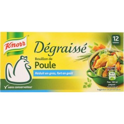 Knorr Bouillon de Poule Dégraissé par 12 Tablettes 120g