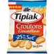 Tipiak Croûtons Croustillants -25% de Sel Nature 80g