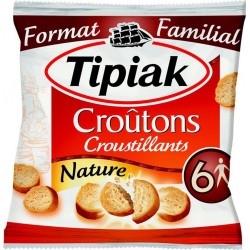 Tipiak Croûtons Croustillants Nature Format Familial 140g