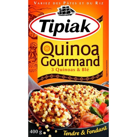 Tipiak Quinoa Gourmand 3 Quinoas & Blé Tendre & Fondant 400g