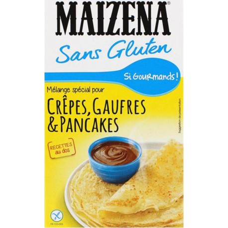 Maizena Sans Gluten Mélange Spécial pour Crêpes Gaufres & Pancakes 510g