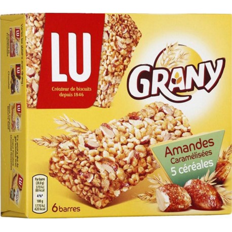 LU Grany Amandes Caramélisées 5 Céréales 125g