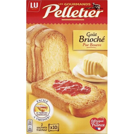 LU Les Gourmands Pelletier Goût Brioché Pur Beurre 260g