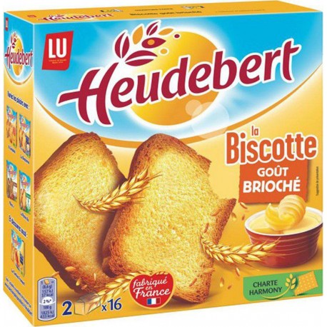 LU Heudebert La Biscotte Goût Brioché 280g