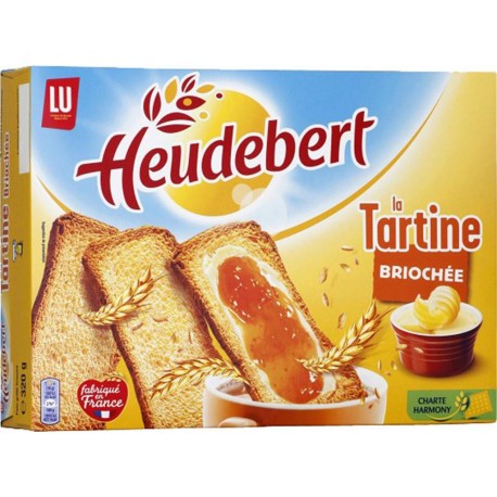 LU Heudebert La Tartine Briochée 320g