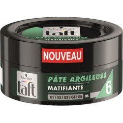 Schwarzkopf Taft Pâte Argileuse Matifiante 75ml