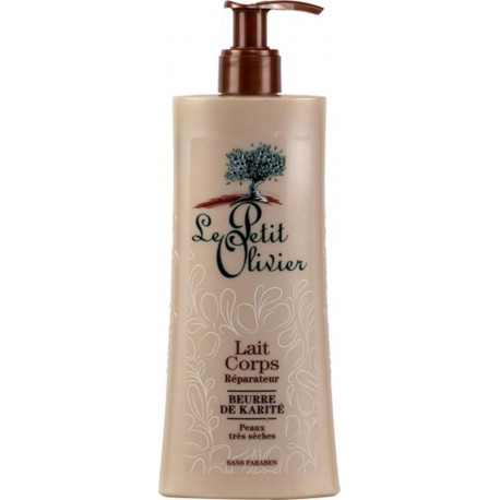 Le Petit Olivier Lait Corps Réparateur Beurre de Karité Peaux Très Sèches 250ml