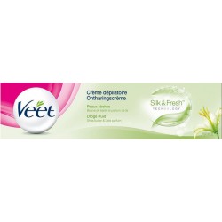 Veet Crème Dépilatoire Silk & Freh Technology Peaux Sèches 200ml