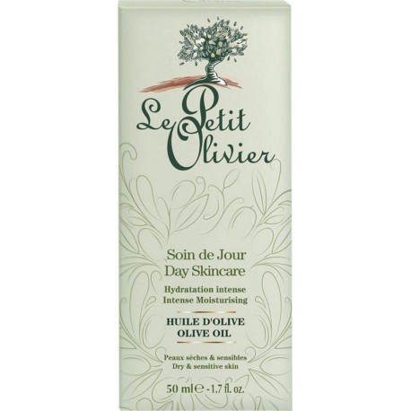 Le Petit Olivier Soin de Jour Hydratation Intense Huile d’Olive Peaux Sèches & Sensibles 50ml