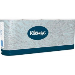 Kleenex Ultra Papier Toilette Blanc Aquatube 8 Rouleaux 8443