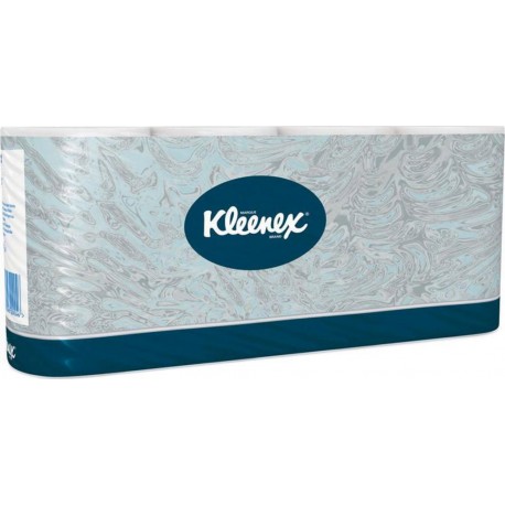 Kleenex Ultra Papier Toilette Blanc Aquatube 8 Rouleaux 8443
