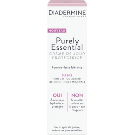 DIADERMINE Purely Essential Crème de Jour Protectrice Formule Haute Tolérance 40ml