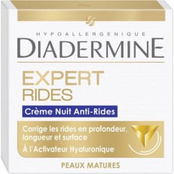 DIADERMINE Expert Rides Crème Nuit Anti-Rides Peaux Matures 50ml