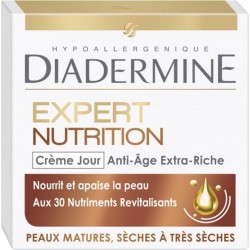 DIADERMINE Expert Nutrition Crème Jour Anti-Âge Extra-Riche Peaux Matures Sèches à Très Sèches 50ml