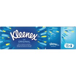 Kleenex The Original par 15 Étuis de Mouchoirs
