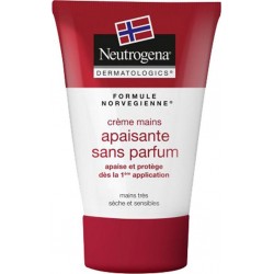 Neutrogena Formule Norvégienne Crème Mains Apaisante Sans Parfum Mains Très Sèches et Sensibles 50ml