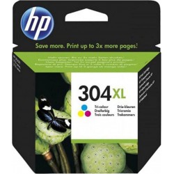 HP Cartouche d’Encre 304 XL 304XL COLORS Trois Couleurs N9K07AE