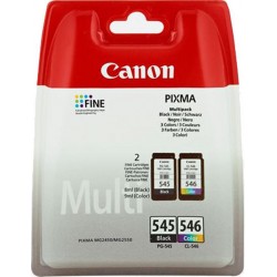 Canon Cartouche d’Encre Pixma 545XL Black 546XL Color