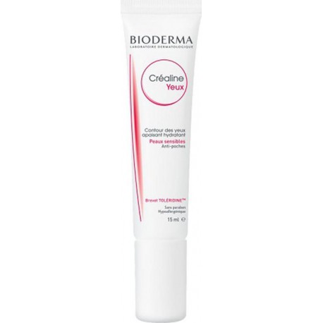 BIODERMA Créaline Yeux Contour des Yeux Apaisant Hydratant Anti-Poches 15ml