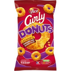 Vico Curly Donuts Cacahuète Caramélisée Sucrée-Salée 100g