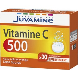 Juvamine Vitamine C 500 Arôme Naturel Orange Sans Sucres