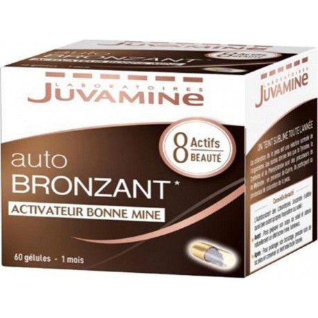 Juvamine Auto Bronzant Activateur Bonne Mine 8 Actifs Naturels