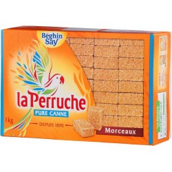 Béghin Say Sucre La Perruche Pure Canne 168 Morceaux 1Kg