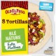 Old El Paso 8 Tortillas Blé Nature Extra Moelleuses 326g