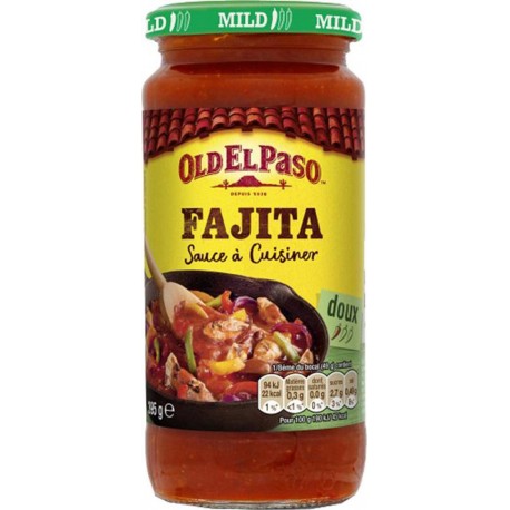 Old El Paso Fajita Sauce à Cuisiner Doux 395g