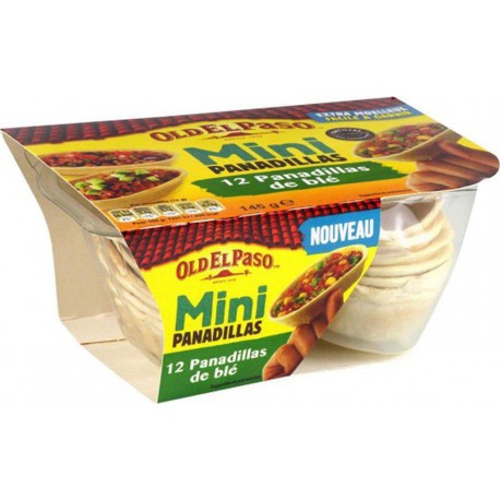 Old El Paso Mini 12 Panadillas de Blé 145g