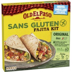 Old El Paso Sans Gluten Fajita Kit Original Doux 462g
