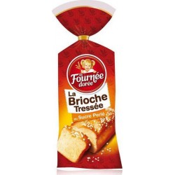 La Fournée Dorée La Brioche Tressée au Sucre Perlé 400g