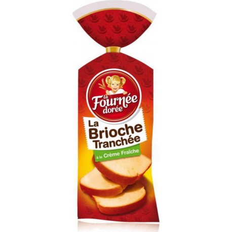 La Fournée Dorée La Brioche Tranchée à la Crème Fraîche 500g