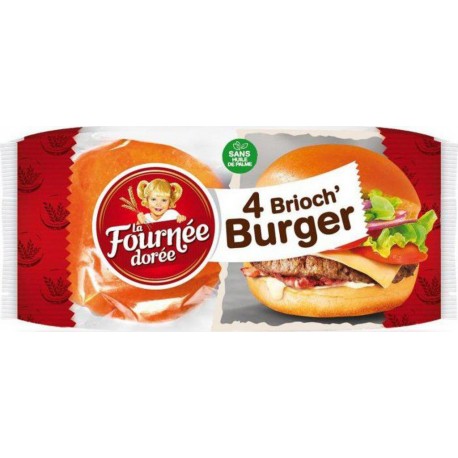 La Fournée Dorée 4 Brioch’ Burger 250g