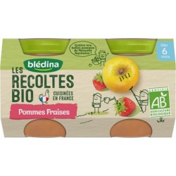 Blédina Les Récoltes Bio Pommes Fraises